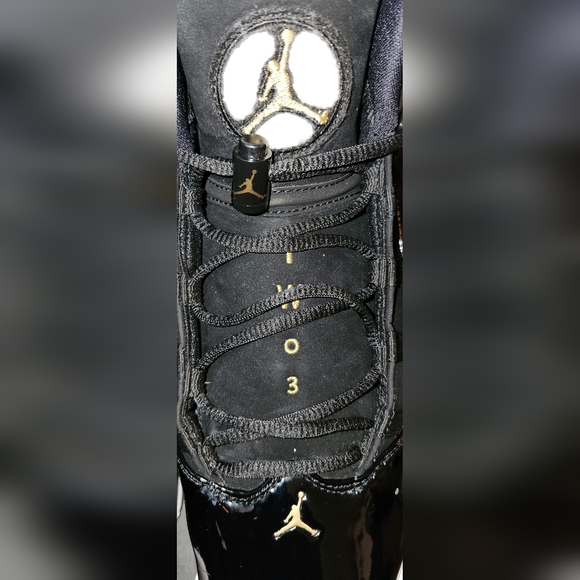 Jordan 6 Rings 'Black Metallic Gold' - Size 9.5 - Blk/Metallic Gold - White - Picture 12 of 14